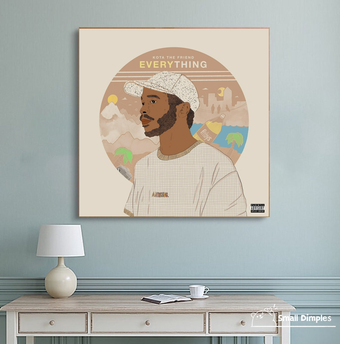Plakat na płótnie z albumem mu – Home Decor Kota recenzja i cena