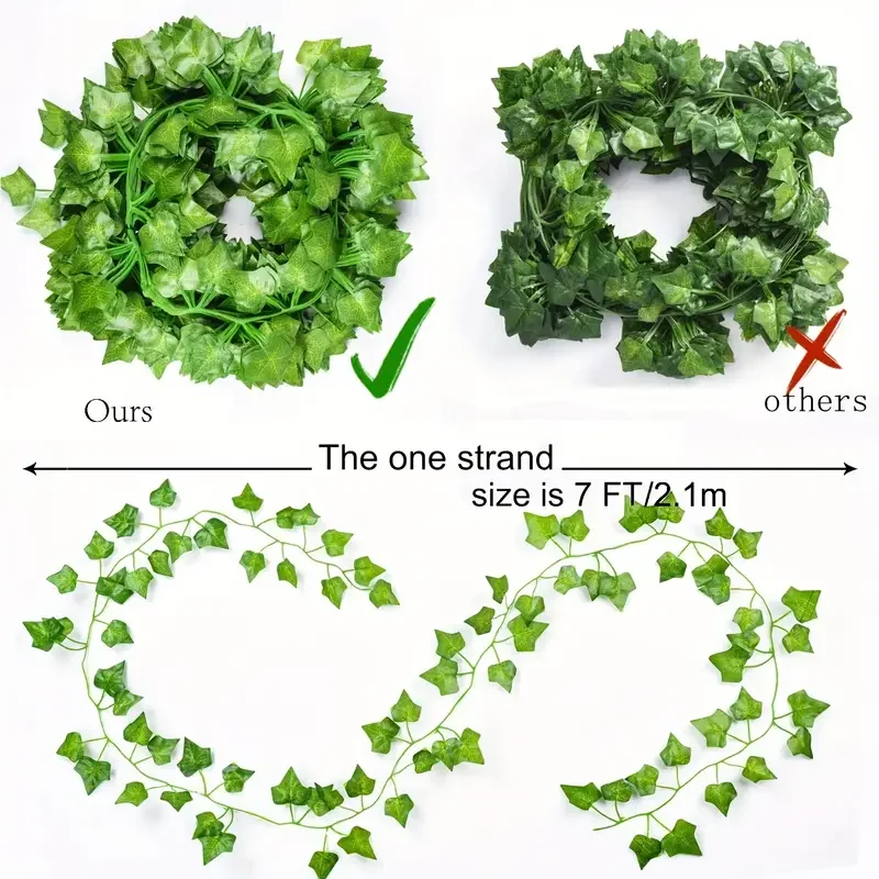 Sztuczne liście bluszczu, ratt – Rattan Plant Basket recenzja i cena