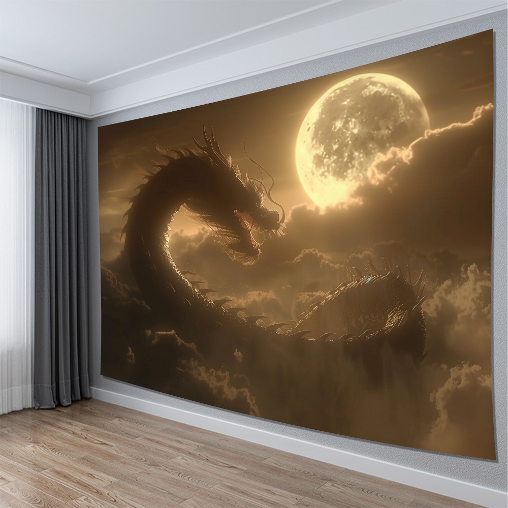 Gobelin z mitologicznym smokie – Home Decor Under 100 recenzja i cena