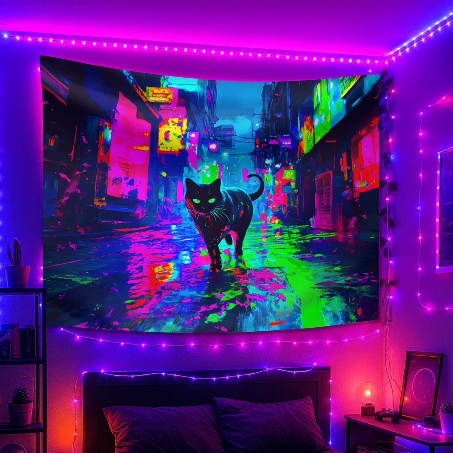 Cyberpunkowa Neonowa Gobelinow – Home Decor Under 100 recenzja i cena