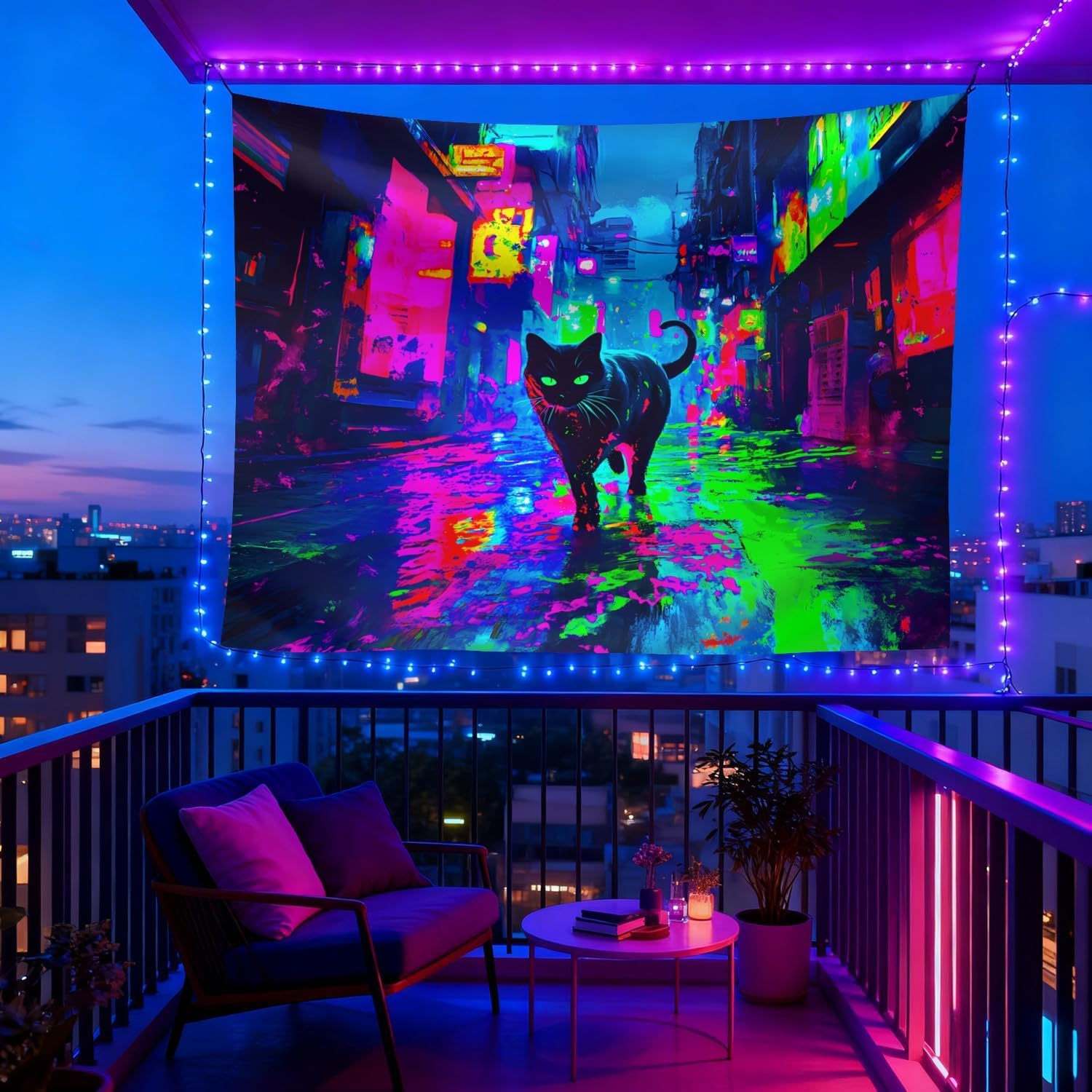 Cyberpunkowa Neonowa Gobelinow – Home Decor Under 100 recenzja i cena