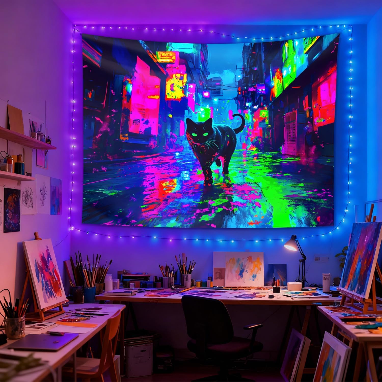 Cyberpunkowa Neonowa Gobelinow – Home Decor Under 100 recenzja i cena