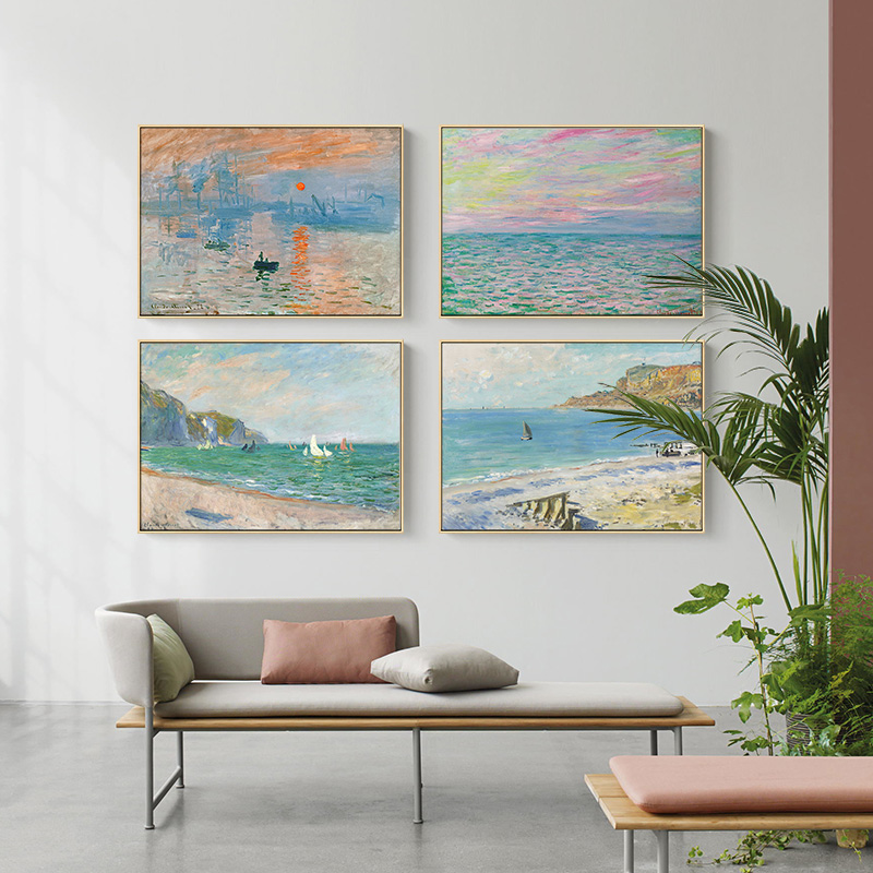 Słynny obraz na płótnie Moneta – Home Decor Mirror recenzja i cena