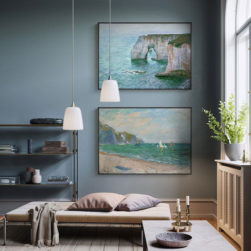 Słynny obraz na płótnie Moneta – Home Decor Mirror recenzja i cena