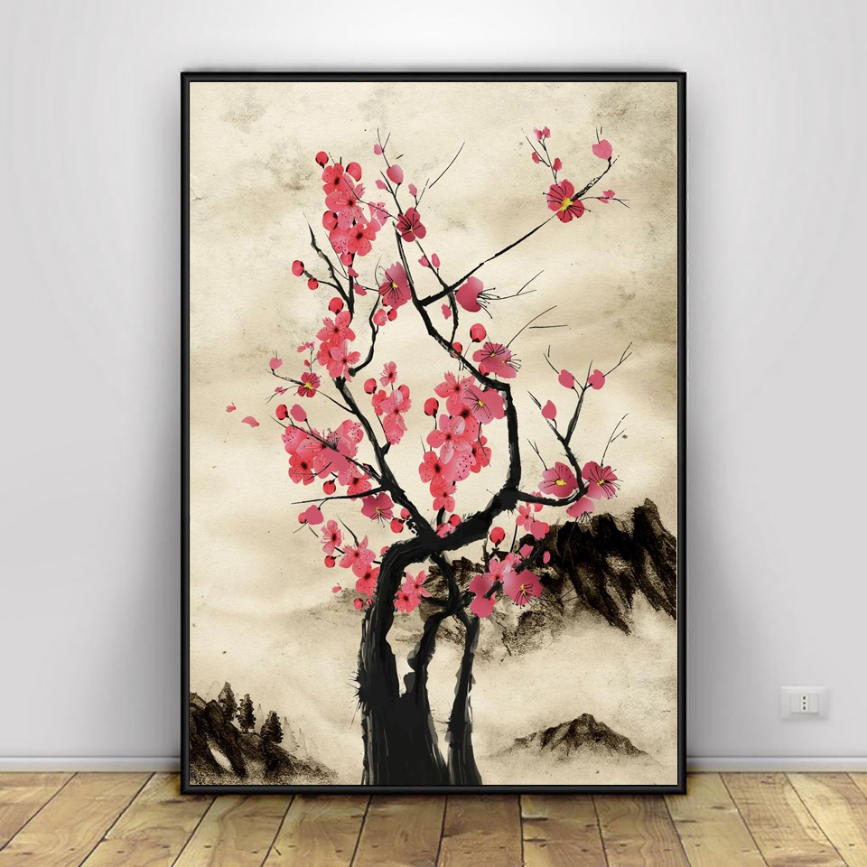 Obraz na płótnie Samurai Sakur – Home Decor Mirror recenzja i cena