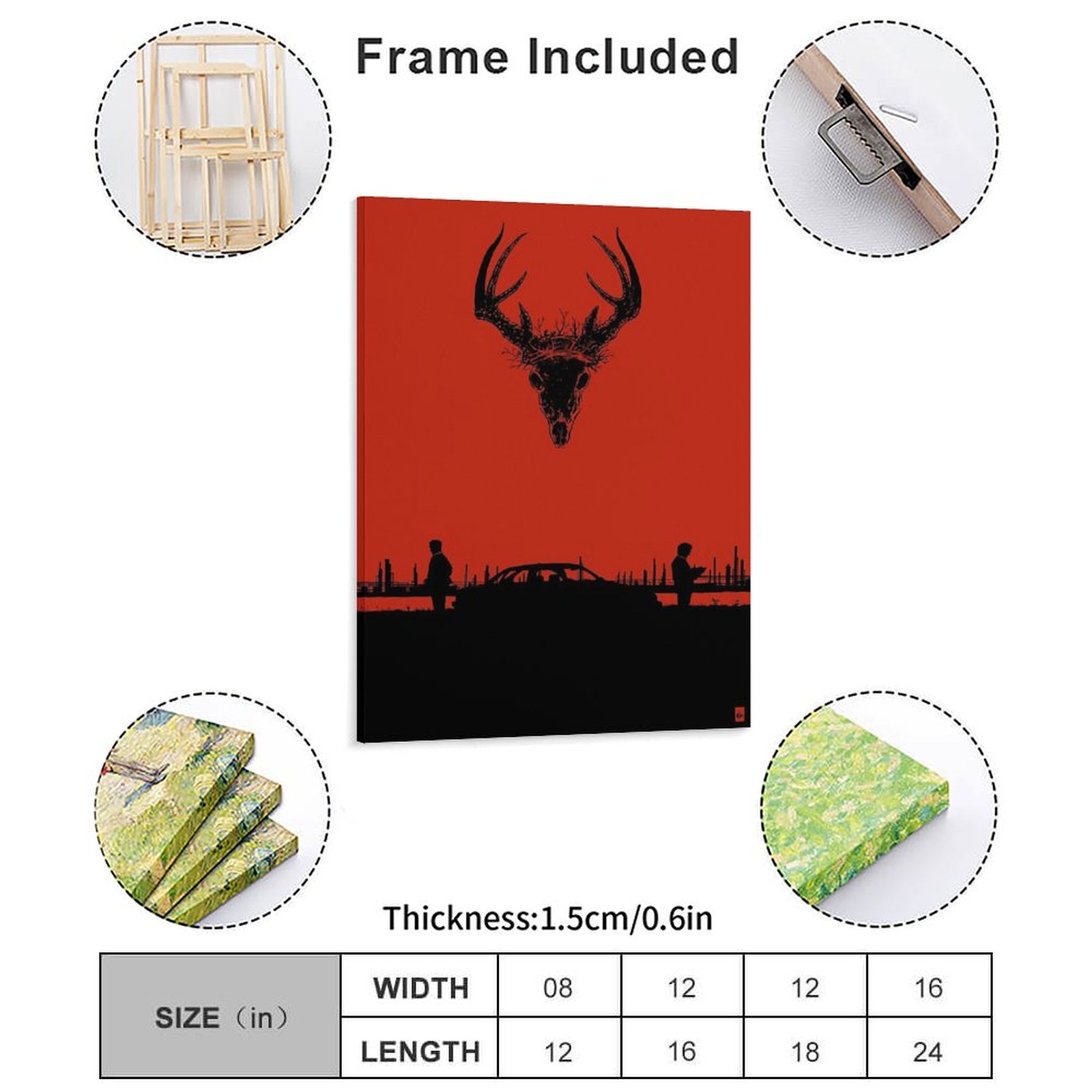 Plakat na płótnie True Detecti – Home Decor Mirror recenzja i cena