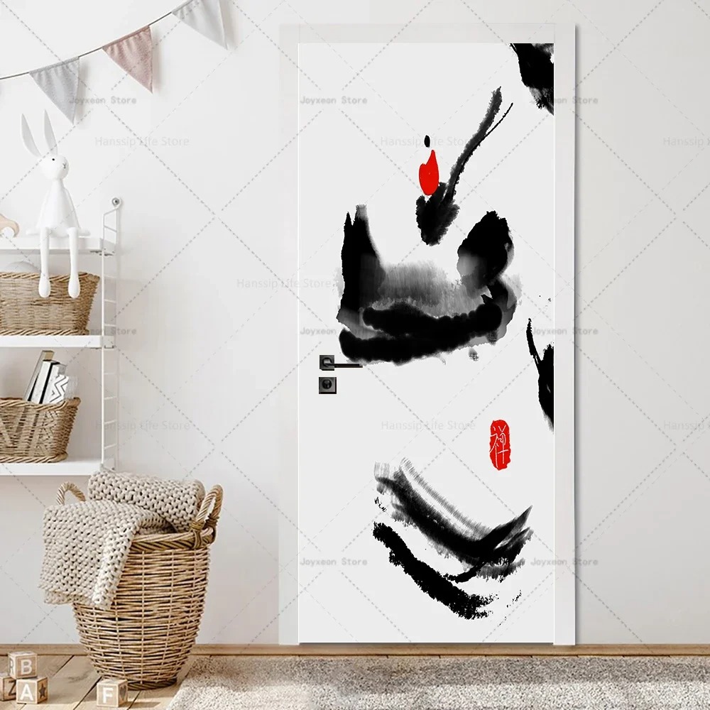 Naklejka na drzwi z chińskim k – Home Decor Zen recenzja i cena