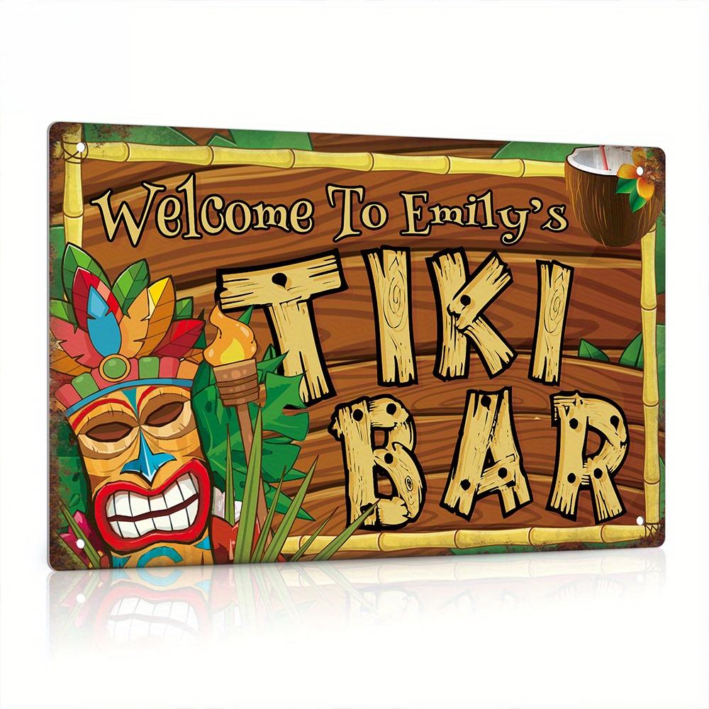 Personalizowany szyld Tiki Bar – Home Decor Kolkata recenzja i cena