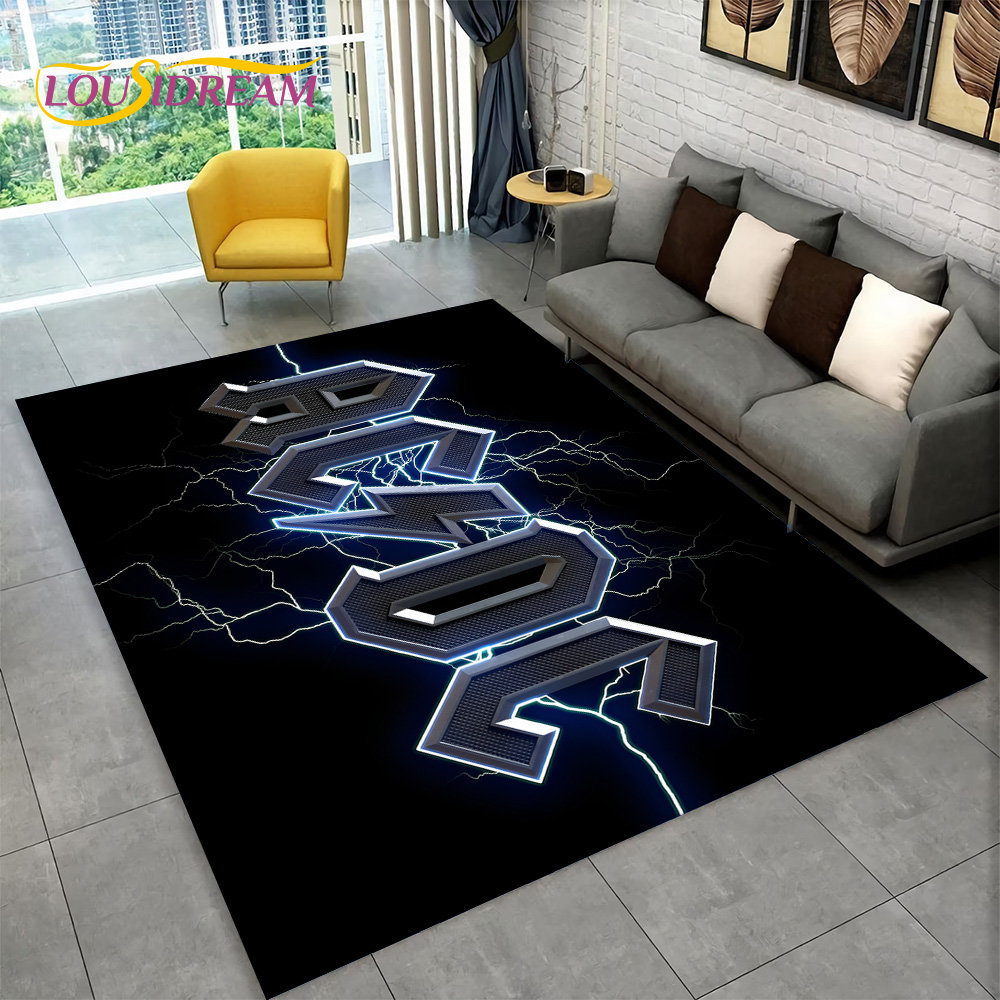 Duży dywan z motywem zespołu r – Home Decor Under 100 recenzja i cena