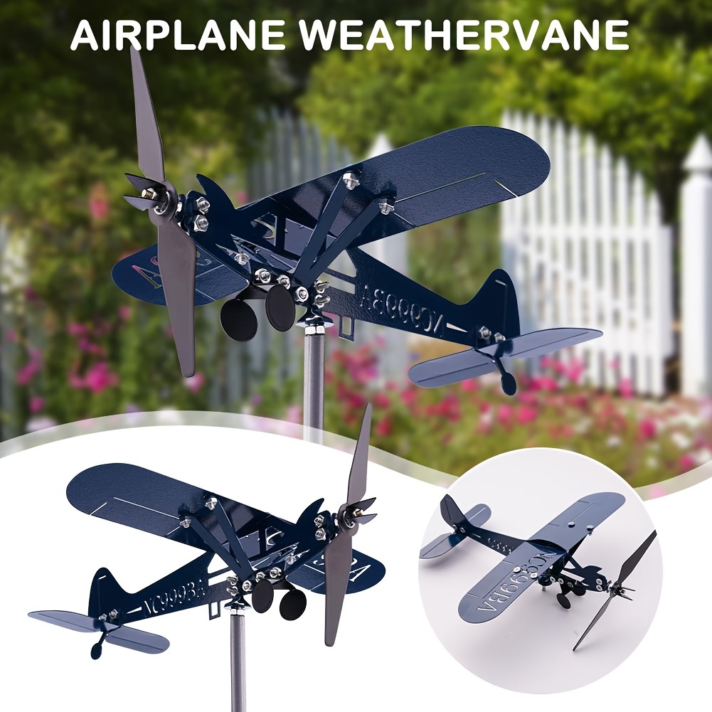 Metalowy samolot Weathervane 3 – Home Decor Etsy recenzja i cena