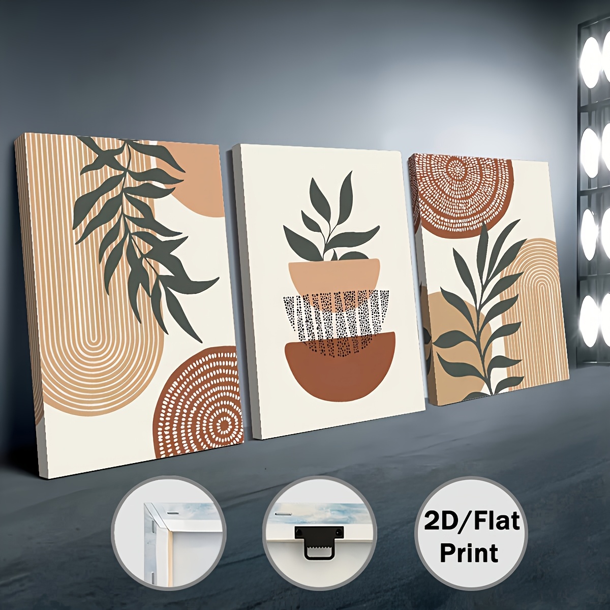 3-częściowy zestaw płaskich ob – Home Decor Mirror recenzja i cena