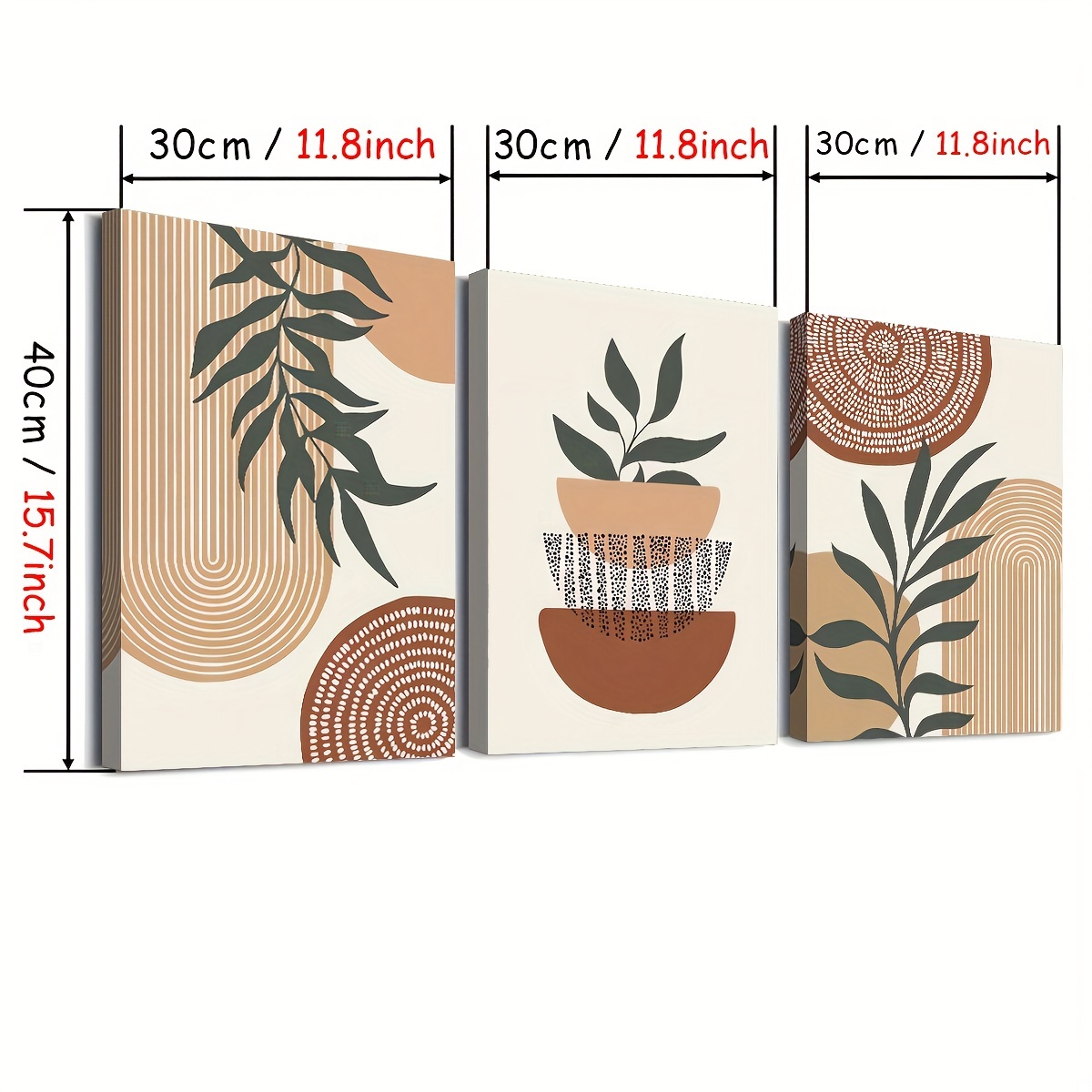 3-częściowy zestaw płaskich ob – Home Decor Mirror recenzja i cena