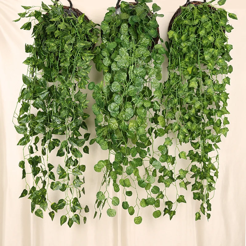 90cm sztuczna zielona rzodkiew – Rattan Plant Basket recenzja i cena