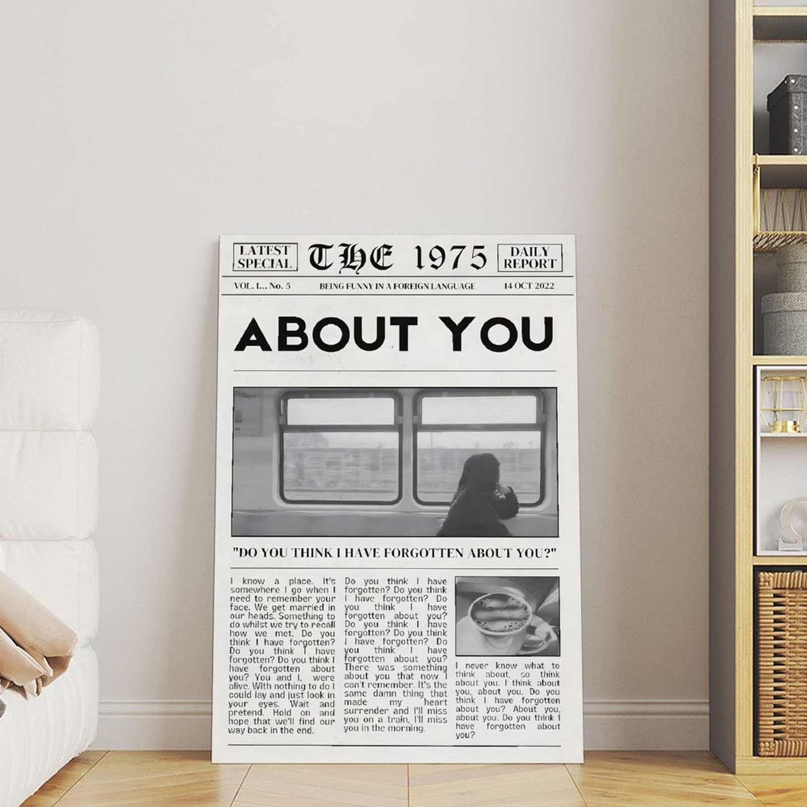 Plakat The 1975 About You, alb – Home Decor Mirror recenzja i cena