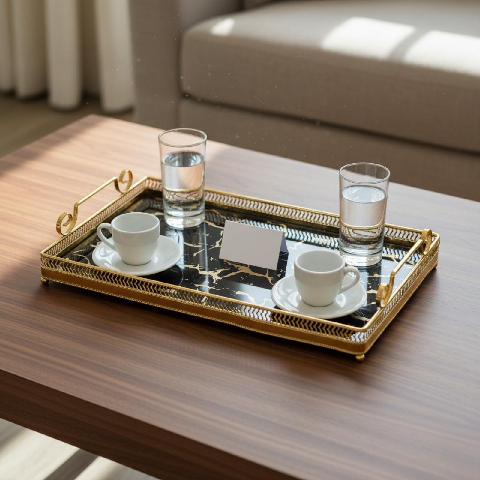 Dekoracyjna taca z lustrem w s – Home Decor Mirror recenzja i cena