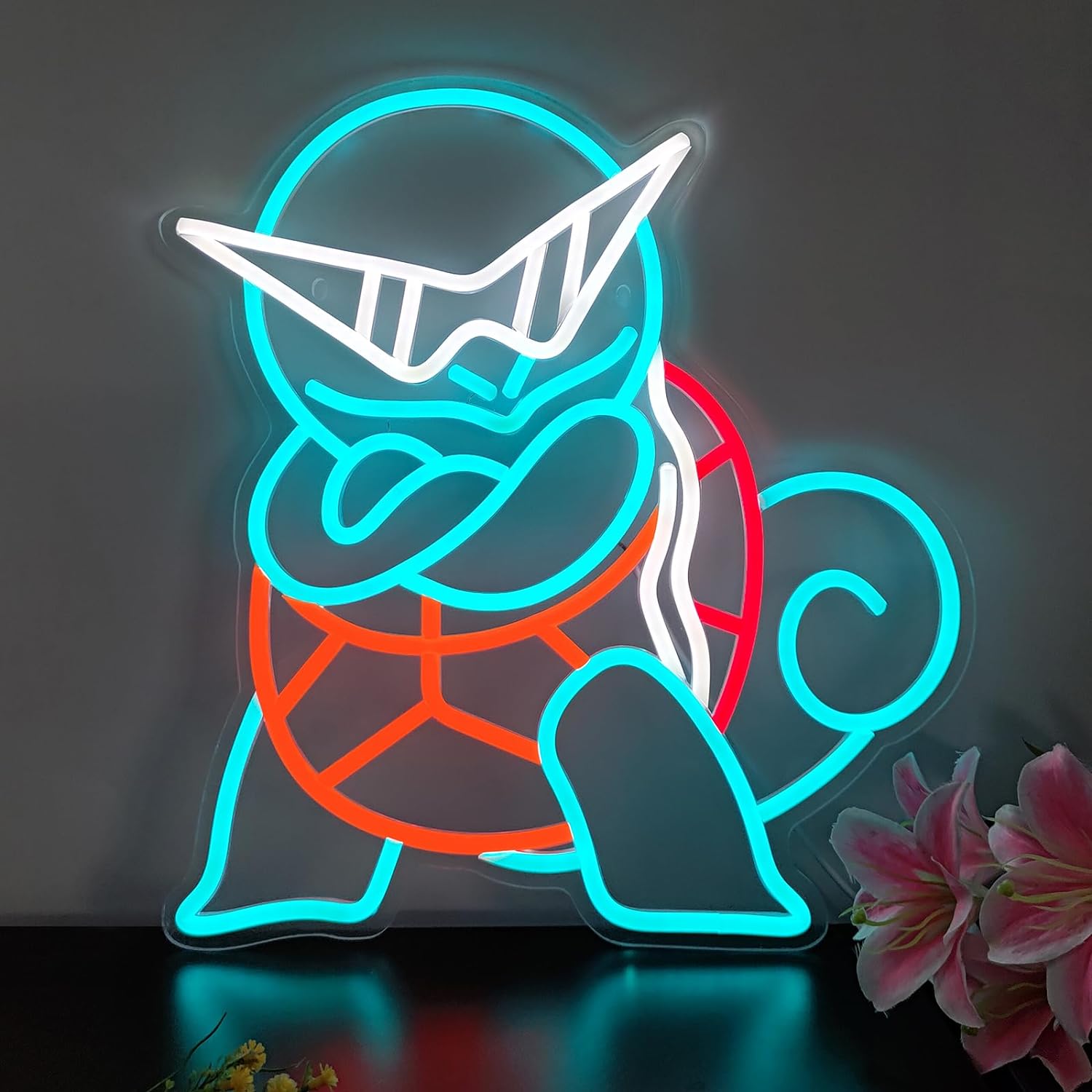 Neonowy Znak LED Pokemon Squir – Home Decor Etsy recenzja i cena
