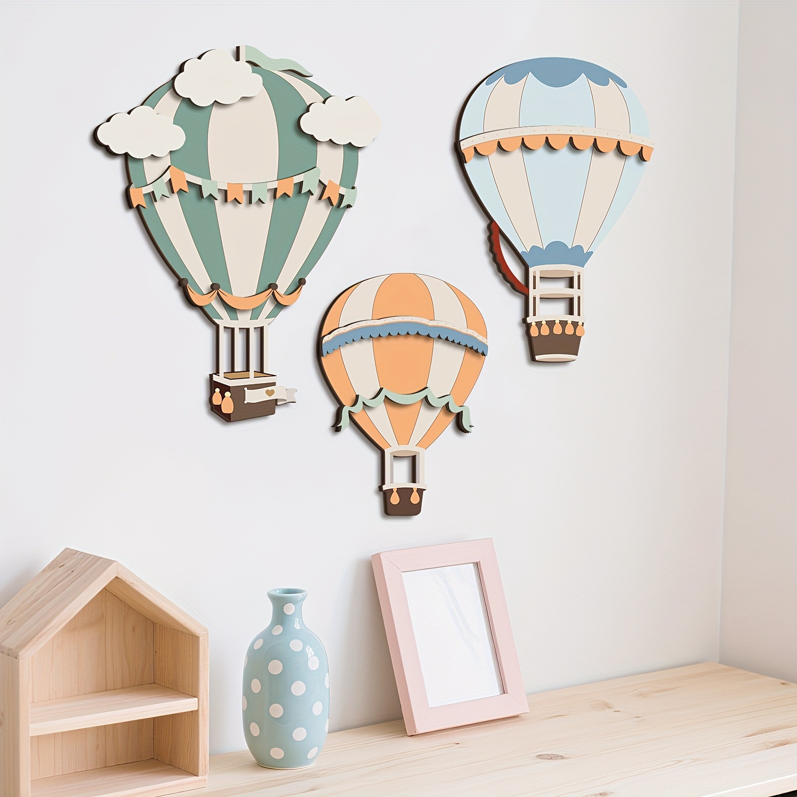 Zestaw drewnianych dekoracji ś – Home Decor Etsy recenzja i cena