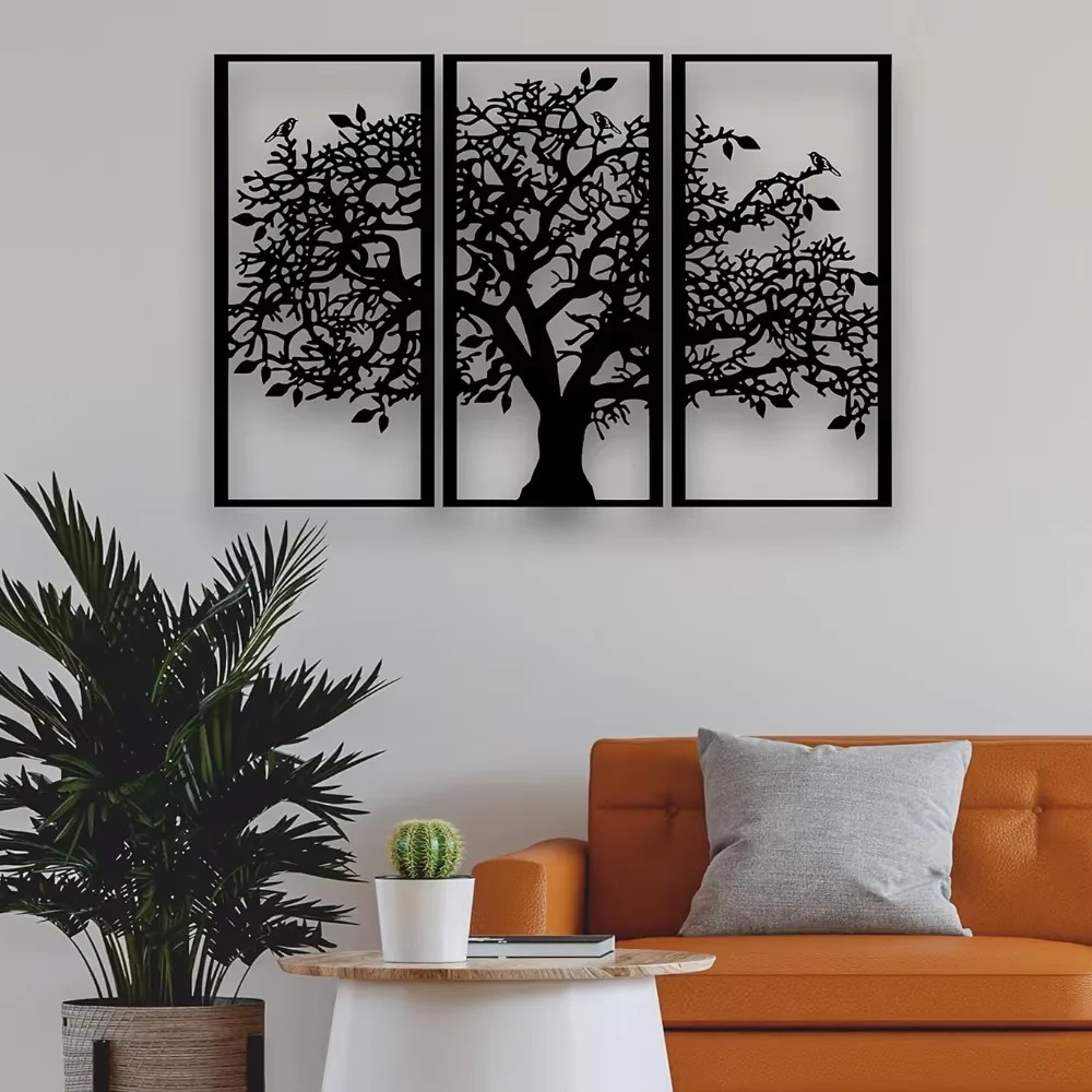 3 szt. Metalowe dekoracje ście – Home Decor Etsy recenzja i cena
