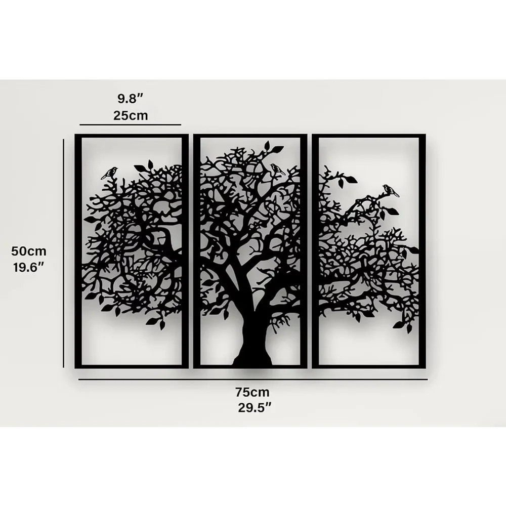 3 szt. Metalowe dekoracje ście – Home Decor Etsy recenzja i cena