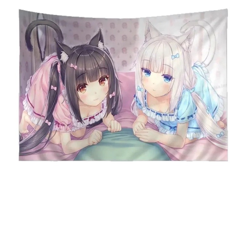 VIKAMA Gobelin Anime z Kotką w – Home Decor Under 100 recenzja i cena