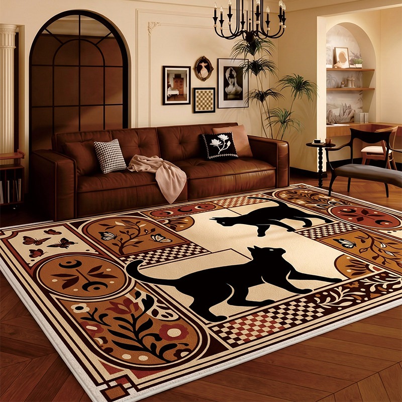 Dywan do salonu w czarno-białą – Home Decor Ig recenzja i cena