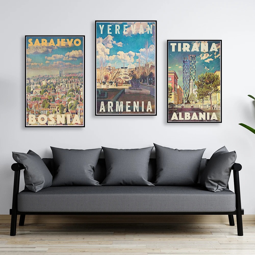Armenia Travel Vintage Yerevan – Home Decor Yerevan recenzja i cena