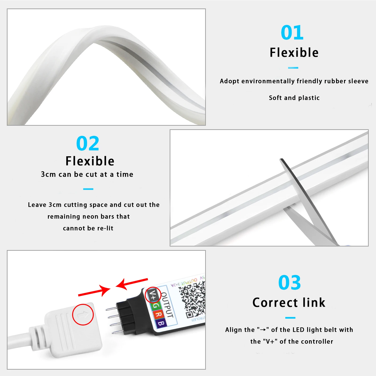 Taśma LED Neon RGB 1-5m, 5V US – Home Decor Happy recenzja i cena